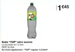 Monoprix 7 up - soda zéro sucres offre