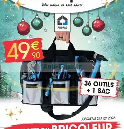 Brico Pro Uhlsport - 36 outils + 1 sac offre