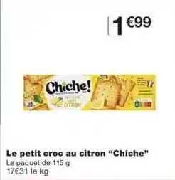 Monoprix Le petit croc au citron chiche offre