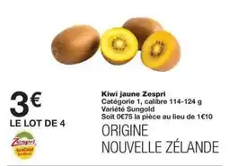 Monoprix Zespri - kiwi jaune offre