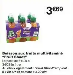 Monoprix Boisson aux fruits multivitaminé offre