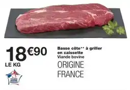 Monoprix Basse côte*** à griller en caissette offre