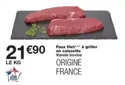 Monoprix Francaise - faux filet à griller en caissette offre