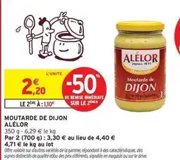 Intermarché Contact Alelor - moutarde de dijon offre