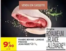 Intermarché Contact Jean rosé - viande bovine:langue fraiche offre