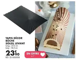 Guy Demarle Tapis décor bûche soleil levant offre