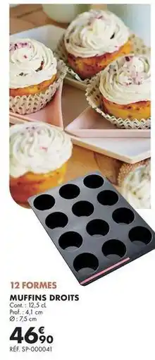 Guy Demarle Prof - 12 formes muffins droits offre