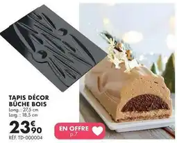 Guy Demarle Tapis décor bûche bois offre