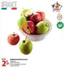 Auchan POMMES GOLDEN OU GALA offre