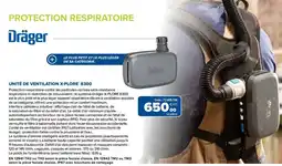 Prolians Dräger unité de ventilation x-pore' 8300 offre