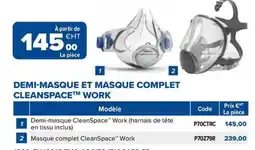 Prolians CLEANSPLACE™ Work Demi-masque offre