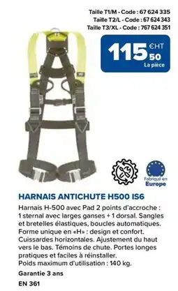 Prolians HARNAIS ANTICHUTE H500 IS6 offre