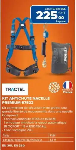 Prolians TRACTEL KIT ANTICHUTE NACELLE PREMIUM 67522 offre