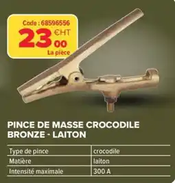 Prolians PINCE DE MASSE CROCODILE offre