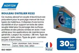 Prolians Norton rouleau d'atelier r222 offre