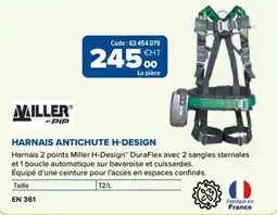 Prolians MILLER Harnais antichute H-Design offre