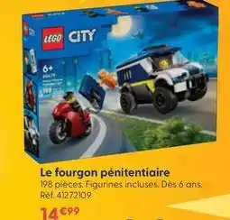La Grande Récré Lego - le fourgon penitentiaire offre