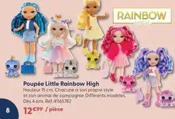 La Grande Récré Mga - rainbow high poupee little offre