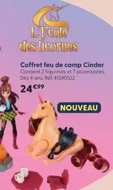 La Grande Récré Spin master - coffret feu de camp cinder offre