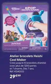 La Grande Récré Cool maker - atelier a bracelets heishi offre