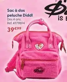 La Grande Récré Kontiki - sac à dos peluche diddl offre
