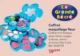 La Grande Récré Mgm - coffret maquillage fleur offre