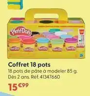 La Grande Récré Play-doh - coffret 18 pots offre