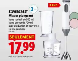 Lidl SILVERCREST Mixeur plongeant offre