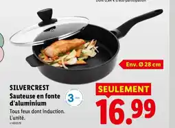Lidl SILVERCREST Sauteuse en fonte d'aluminium offre