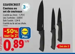 Lidl SILVERCREST Couteau ou set de couteaux offre
