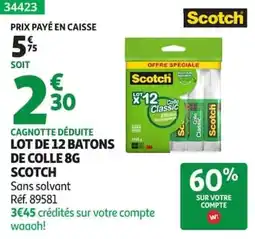 Auchan Scotch Colle Classic offre