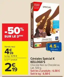 Carrefour KELLOGG'S Céréales Spécial K offre