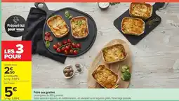 Carrefour Foire aux gratins offre