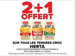 Carrefour Herta Tendre Croc offre
