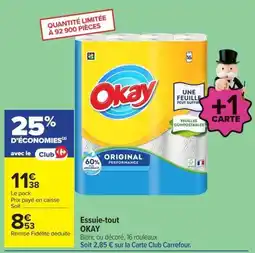 Carrefour Okay Essuie-tout offre