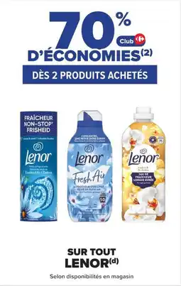 Carrefour Lenor offre