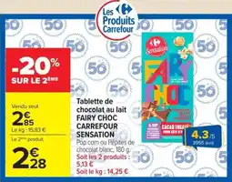 Carrefour Sensation FAIRY CHOC offre