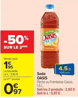 Carrefour Oasis Ice Tea offre