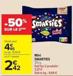 Carrefour Smarties Mini offre