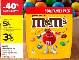 Carrefour M&M'S peanut offre