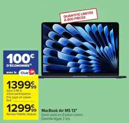 Carrefour MacBook Air M5 offre