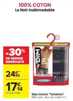 Carrefour DIM Slips homme offre