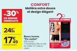 Carrefour DIM Boxers homme offre