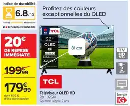 Carrefour TCL Téléviseur QLED HD offre