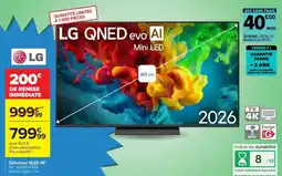 Carrefour LG QNED evo AI Mini LED offre