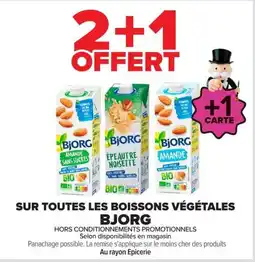Carrefour BJORG Boissons végétales offre