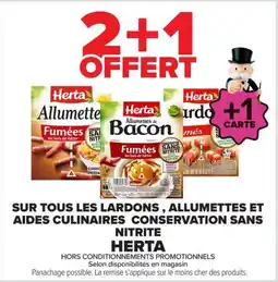 Carrefour Herta Allumettes de Bacon offre