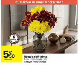 Carrefour Bouquet de 5 thèmes offre