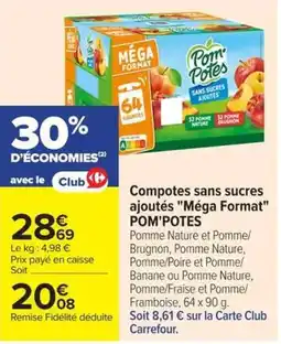 Carrefour Pom'Potes offre