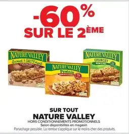 Carrefour Nature valley offre